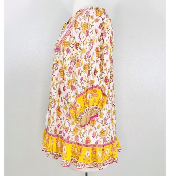 Rachel Zoe floral tunic dress NWOT size M - Picture 3 of 11